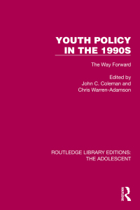 Titelbild: Youth Policy in the 1990s 1st edition 9781032380094
