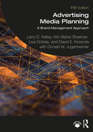 Cover image: Advertising Media Planning 5th edition 9781032192178