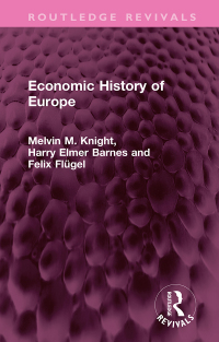 Cover image: Economic History of Europe 1st edition 9781032407777