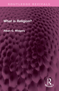 Imagen de portada: What is Religion? 1st edition 9781032407333
