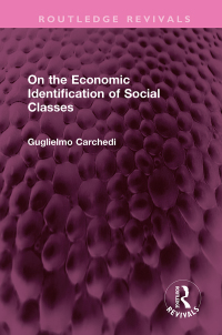 Cover image: On the Economic Identification of Social Classes 1st edition 9781032398808