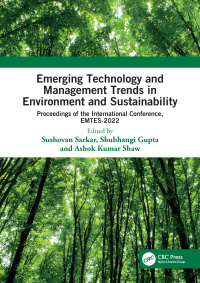 Immagine di copertina: Emerging Technology and Management Trends in Environment and Sustainability 1st edition 9781032410951