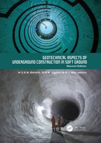 Imagen de portada: Geotechnical Aspects of Underground Construction in Soft Ground. 2nd Edition 2nd edition 9781032409474