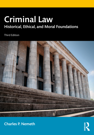Cover image: Criminal Law 3rd edition 9781032255231