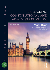Omslagafbeelding: Unlocking Constitutional and Administrative Law 5th edition 9781032200781