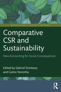 Imagen de portada: Comparative CSR and Sustainability 1st edition 9781032228709