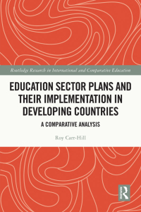 Omslagafbeelding: Education Sector Plans and their Implementation in Developing Countries 1st edition 9781032205236