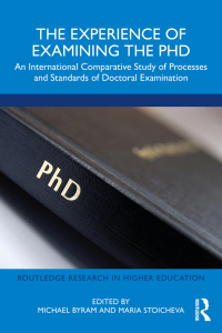 Cover image: The Experience of Examining the PhD 1st edition 9781032156972