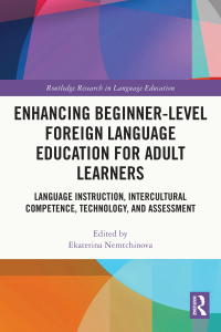 Cover image: Enhancing Beginner-Level Foreign Language Education for Adult Learners 1st edition 9780367528010