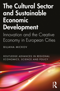 Imagen de portada: The Cultural Sector and Sustainable Economic Development 1st edition 9781032373676