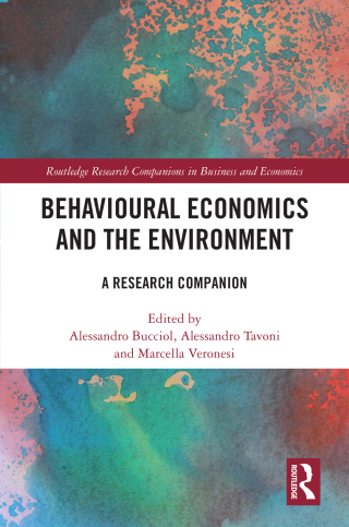 Cover image: Behavioural Economics and the Environment 1st edition 9781032001029