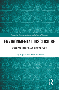 Imagen de portada: Environmental Disclosure 1st edition 9781032158501