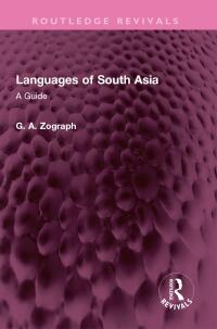 表紙画像: Languages of South Asia 1st edition 9781032426495