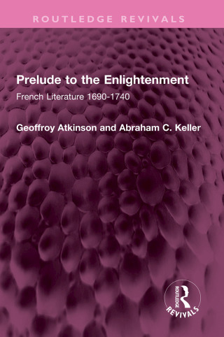 Cover image: Prelude to the Enlightenment 1st edition 9781032426068