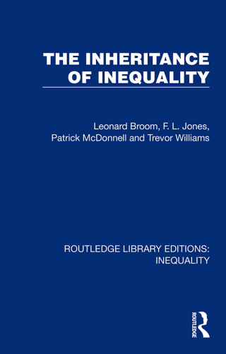 Omslagafbeelding: The Inheritance of Inequality 1st edition 9781032433783