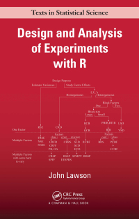 Cover image: Design and Analysis of Experiments with R 1st edition 9781439868133