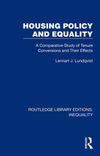 Titelbild: Housing Policy and Equality 1st edition 9781032437699
