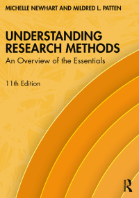Cover image: Understanding Research Methods 11th edition 9780367551179