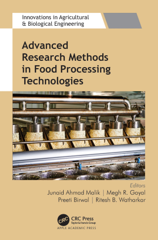 Imagen de portada: Advanced Research Methods in Food Processing Technologies 1st edition 9781774913482