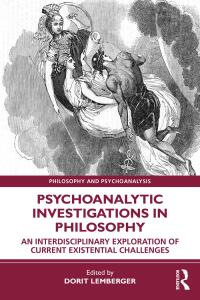 Titelbild: Psychoanalytic Investigations in Philosophy 1st edition 9781032353739