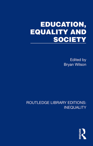 Imagen de portada: Education, Equality and Society 1st edition 9781032439709