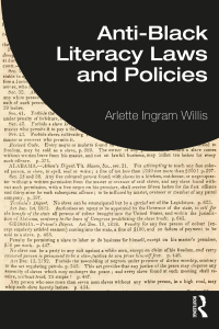 Cover image: Anti-Black Literacy Laws and Policies 1st edition 9781032275000