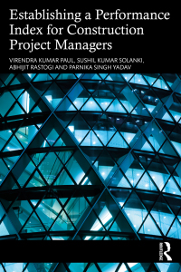 Cover image: Establishing a Performance Index for Construction Project Managers 1st edition 9781032345529