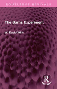Imagen de portada: The Barns Experiment 1st edition 9781032410463