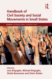 Omslagafbeelding: Handbook of Civil Society and Social Movements in Small States 1st edition 9781032377155