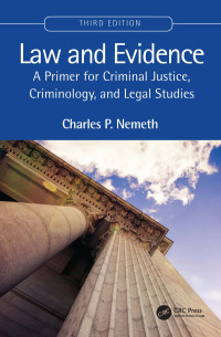 Imagen de portada: Law and Evidence 3rd edition 9781032211787
