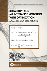Cover image: Reliability and Maintenance Modeling with Optimization 1st edition 9780367558055