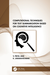 Cover image: Computational Techniques for Text Summarization based on Cognitive Intelligence 1st edition 9781032392820