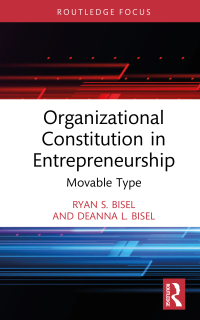 Cover image: Organizational Constitution in Entrepreneurship 1st edition 9781032257464
