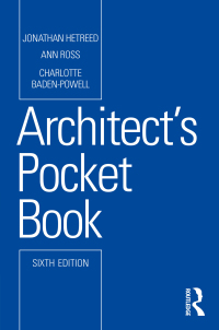 表紙画像: Architect's Pocket Book 6th edition 9781032414133
