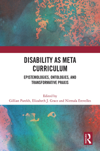 Imagen de portada: Disability as Meta Curriculum 1st edition 9781032172187
