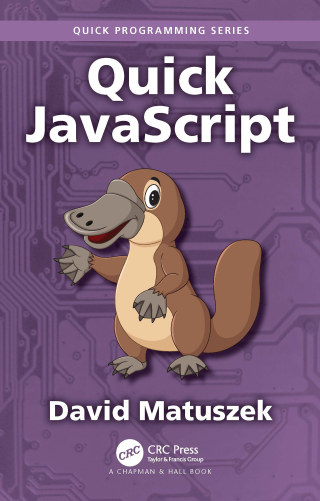 Imagen de portada: Quick JavaScript 1st edition 9781032417561