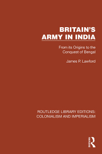 Cover image: Britain's Army in India 1st edition 9781032410708