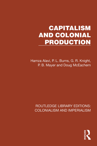 صورة الغلاف: Capitalism and Colonial Production 1st edition 9781032445229