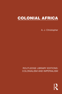 Cover image: Colonial Africa 1st edition 9781032456003