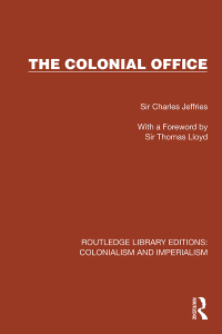 Cover image: The Colonial Office 1st edition 9781032438757