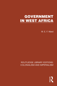 Cover image: Government in West Africa 1st edition 9781032422534