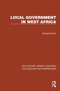 Imagen de portada: Local Government in West Africa 1st edition 9781032425023