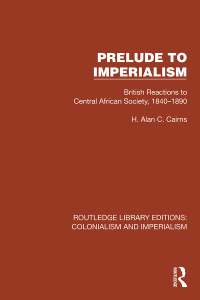 Cover image: Prelude to Imperialism 1st edition 9781032455921