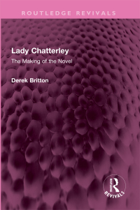 Imagen de portada: Lady Chatterley 1st edition 9781032459837