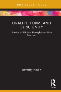 Imagen de portada: Orality, Form, and Lyric Unity 1st edition 9781032232997