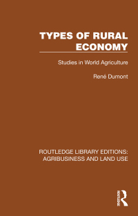 Cover image: Types of Rural Economy 1st edition 9781032468778