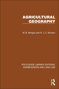 Imagen de portada: Agricultural Geography 1st edition 9781032469836