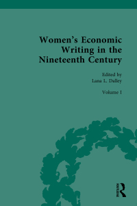 Imagen de portada: Women’s Economic Writing in the Nineteenth Century 1st edition 9780367336561