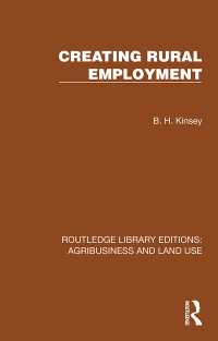 Cover image: Creating Rural Employment 1st edition 9781032472935