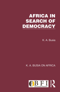 Cover image: Africa in Search of Democracy 1st edition 9781032196701